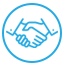 Shake hand icon