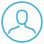 Person in a circle